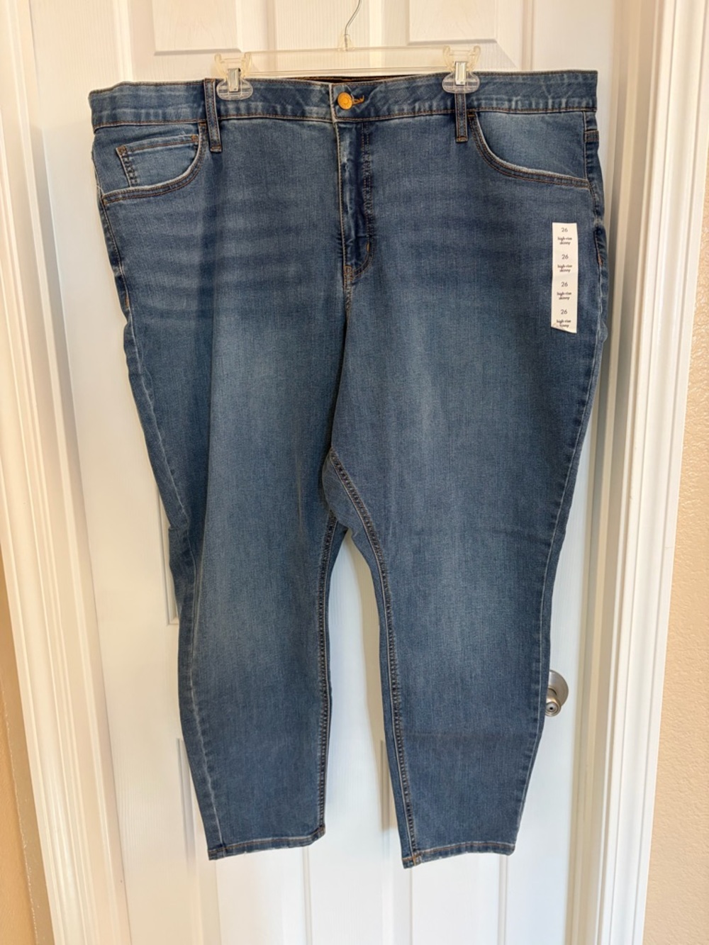 Ava & Viv Dark Blue Ankle Crop Jeans